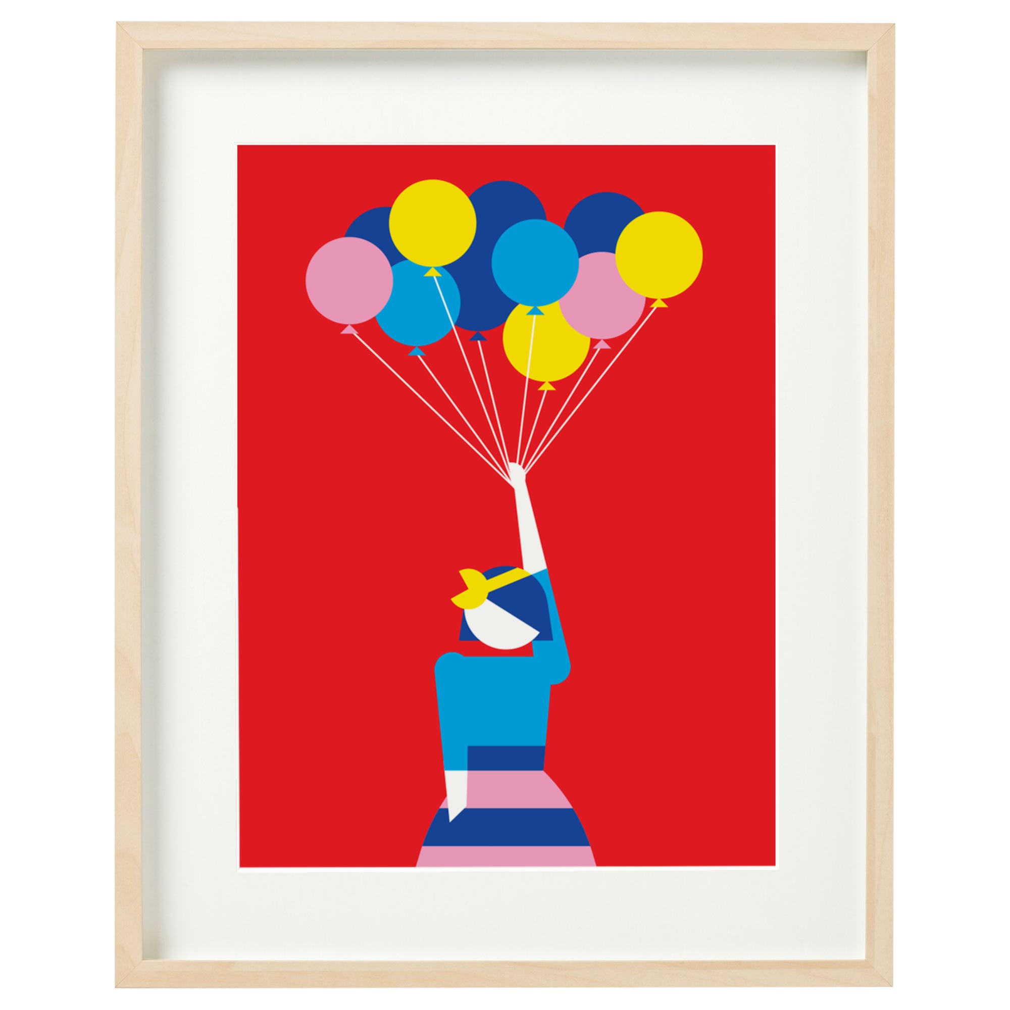 Jumping for Joy Balloon Print